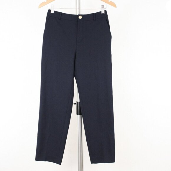 Club‎ Monaco Borrem Navy Wool Blend Tailored Career Work Trouser Ankle Pant Sz 0 - Picture 2 of 13